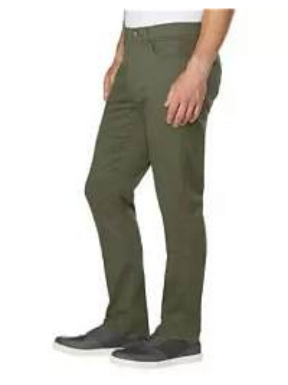 English Laundry‎ Mens Khaki Olive 5 pocket straight fit Pants Sz 36 x 29